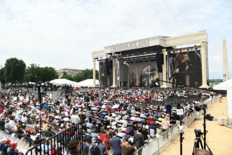 Almost all the religious figures who addressed the prayer rally were evangelical Protestants