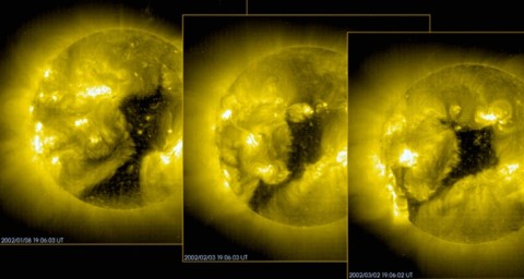 Solar wind is a stream of charged particles shot out from the Sun