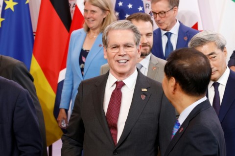 US Secretary of Treasury Scott Bessent attended the talks