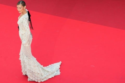US model Bella Hadid caused a stir with this gown