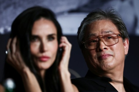 Jury members: Demi Moore and South Korean director Park Chan-wook, who chairs the jury