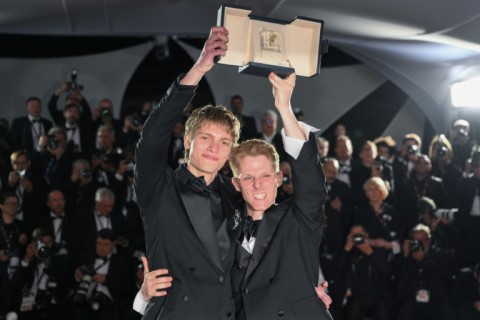 Belgium's Emmanuel Macchia and France's Valentin Campagne jointly won best actor for 'Coward'