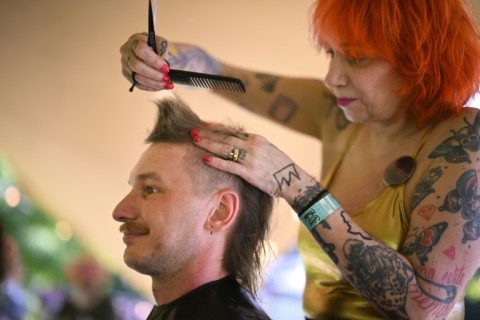 Participants came from countries including Spain, France and England for the two-day mullet festival