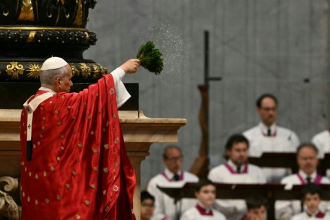 The US-born pontiff warned that artificial intelligence could create new forms of slavery