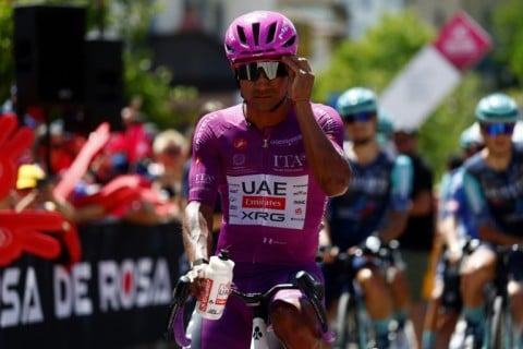 Jhonatan Narvaez dropped out of the Giro d'Italia on Friday