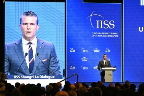 Hegseth again urged US allies to spend more on their own defence, singling out South Korea, Japan, Australia and the Philippines for praise