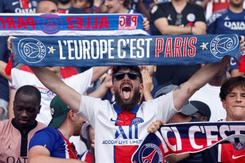 PSG's UEFA Champions League triumph was to be feted with a victory parade in the shadow of the Eiffel Tower on Sunday