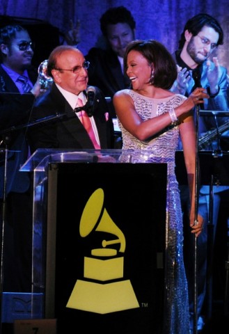 Late singer Whitney Houston was one of dozens of artists championed by Clive Davis