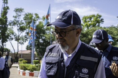 WHO head Tedros has visited both the DRC and Uganda to discuss tackling Ebola