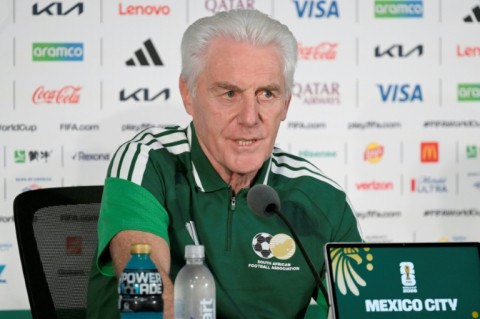 South Africa coach Hugo Broos says his players will have to block out an intense atmosphere in the Estadio Azteca