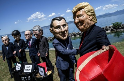 There have been protests against the summit