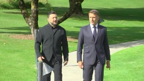 Ukraine's Zelensky arrives for G7 talks in France