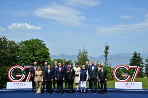 The G7 leaders have sought to bridge differences
