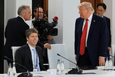 OpenAI CEO Sam Altman was among those present
