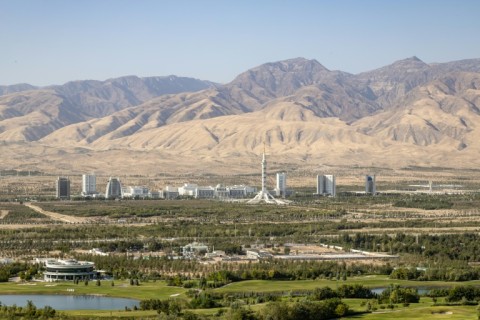 Ashgabat has the highest density of white marble buildings in the world
