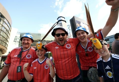 Scotland fans have descended on Boston in vast numbers to see their team play at a World Cup for the first time since 1998