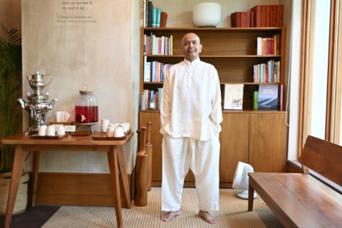 Veer is a disciple of the Indian yogi and philosopher Sri Aurobindo