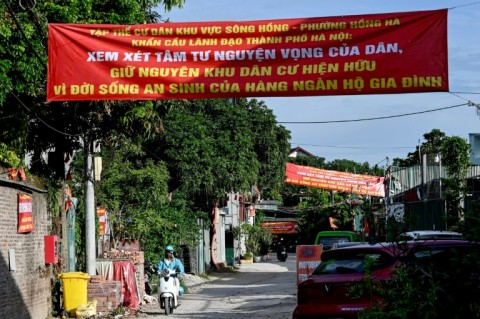 A massive redevelopment scheme in Hanoi has sparked rare public opposition from residents trying to save their homes
