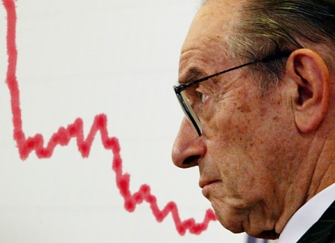 Alan Greenspan excelled at math as a child
