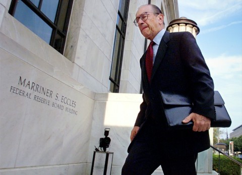 Alan Greenspan was tested early in his time at the Federal Reserve on "Black Monday," the market crash of 1987