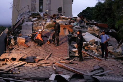 The earthquakes caused some buildings in Venezuela to collapse