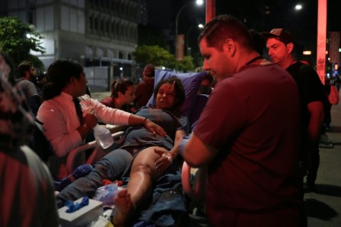 Venezuelan Interior Minister Diosdado Cabello said people had been injured in the twin earthquakes but did not provide numbers