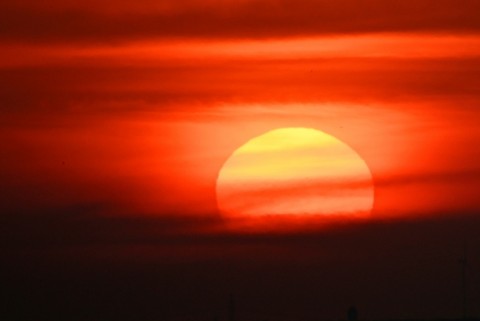 The heat remained intense across central and eastern Europe