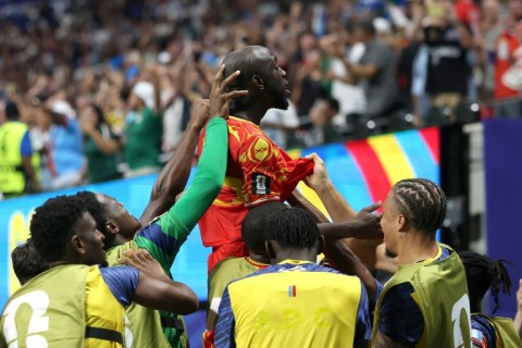 Yoane Wissa's three goals carried DR Congo into the knockout stages of the World Cup