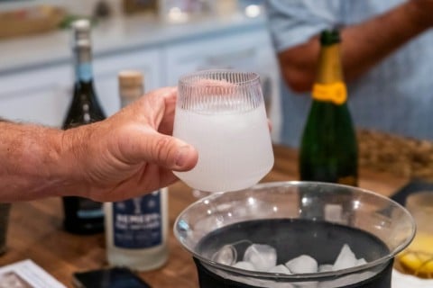 THC-infused drinks like this were a popular choice at a brunch in Morehead City, North Carolina