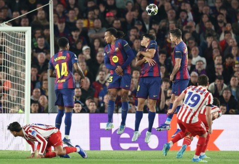 Julian Alvarez's Atletico Madrid knocked out Barca in the Champions League quarter-finals last season