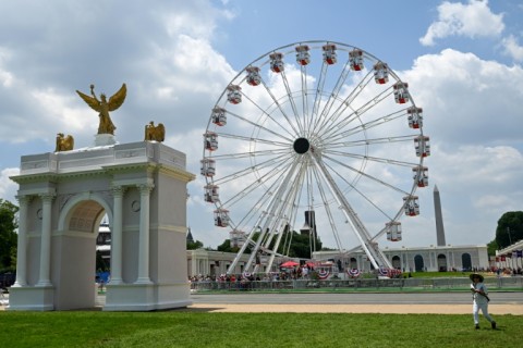 The 'Great American State Fair' in Washington has drawn sparse crowds and widespread mockery for its empty booths