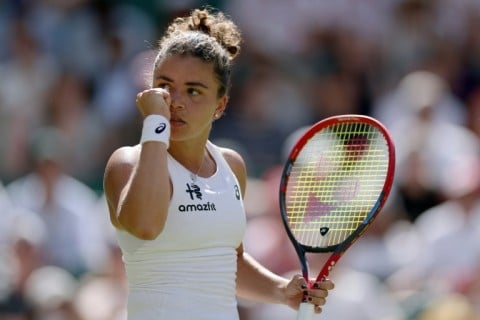 Jasmine Paolini reached her first Grand Slam quarter-final in two years