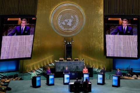 Six candidates to lead UN take stage for televised debate