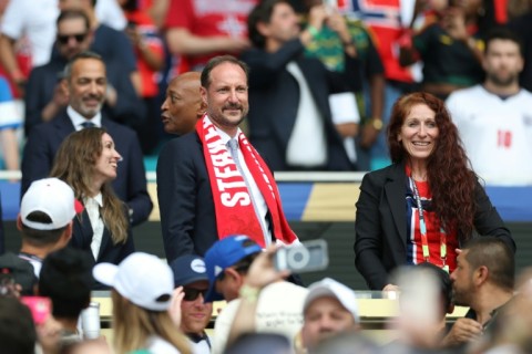 Lise Klaveness (R) says the idea of a 64-team World Cup is unreasonable