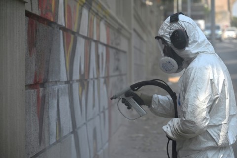 City authorities say they have just limited resources to tackle the graffiti problem in Rome.