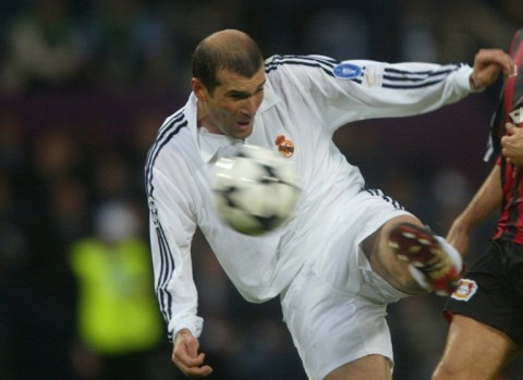 Zidane's sublime volley secured him his first and only Champions League success as a player after missing out twice with Juventus