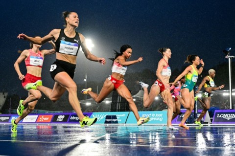 New Zealand's Zoe Hobbs won the women's 100m