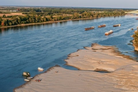 Some vessels have to have their cargo partially unloaded to avoid running aground
