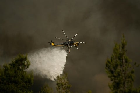 Officials had warned for days that violent winds made fire-fighting operations from the air hazardous