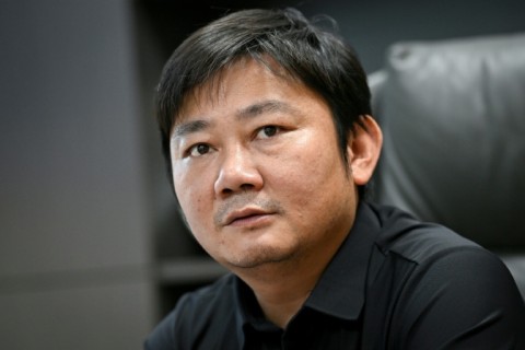 Zhang Xue, founder of Chinese motorcycle manufacturer ZXMoto, during an interview in Chongqing, southwestern China