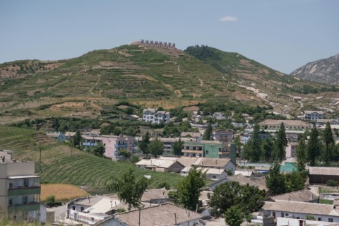Across the truce line, North Korea's self-declared soup hotspot Kaesong recently simmered in the distance through a heat haze