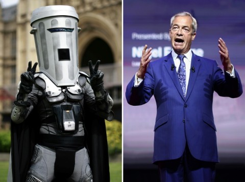 Binface is the main challenger to Nigel Farage, who stepped down as Clacton MP and is standing for re-election