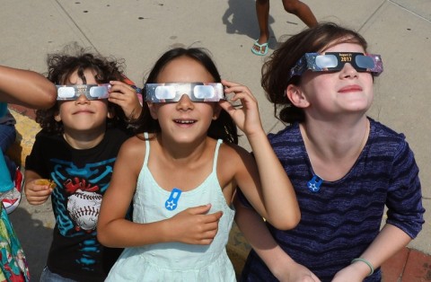 Eclipses happen when the Moon passes directly between the Sun and Earth