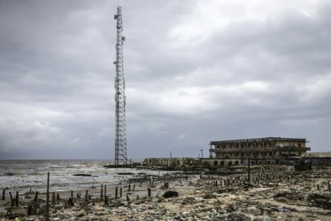 For many in Ayetoro, the question is no longer whether the sea will reach their home, but when