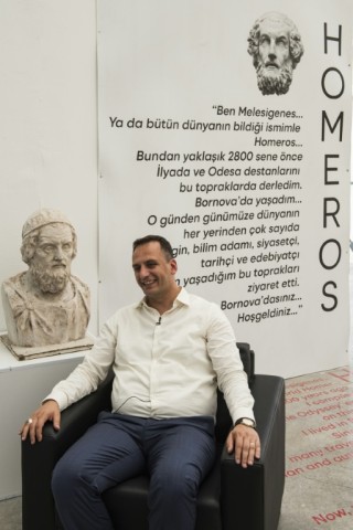 Homer's 'story is also ours', the mayor of Bornova, Omer Eski, says