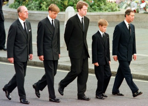 UK hearts broke at the sight of the young boys walking behind their mother's coffin at her 1997 funeral