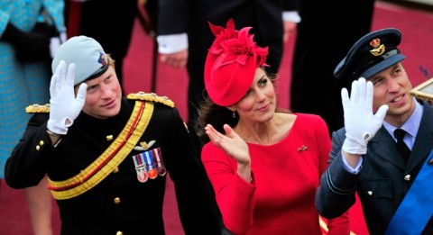 Harry was often seen together with William and his wife, Kate