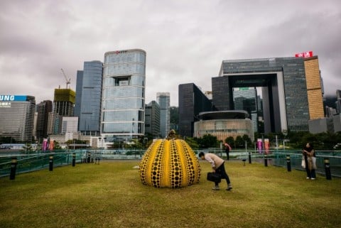 Pumpkins are a recurrent theme in Kusama's work