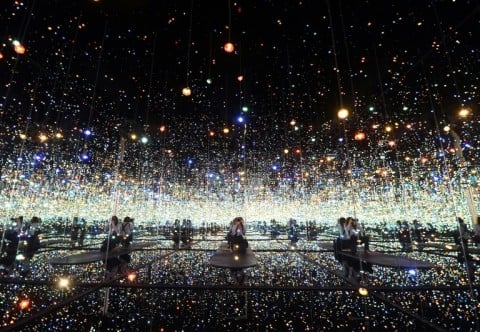 Kusama's kaleidoscopic mirror rooms are a global hit