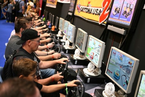 Some Gamescom attendees were nostalgic for the old days of video games
